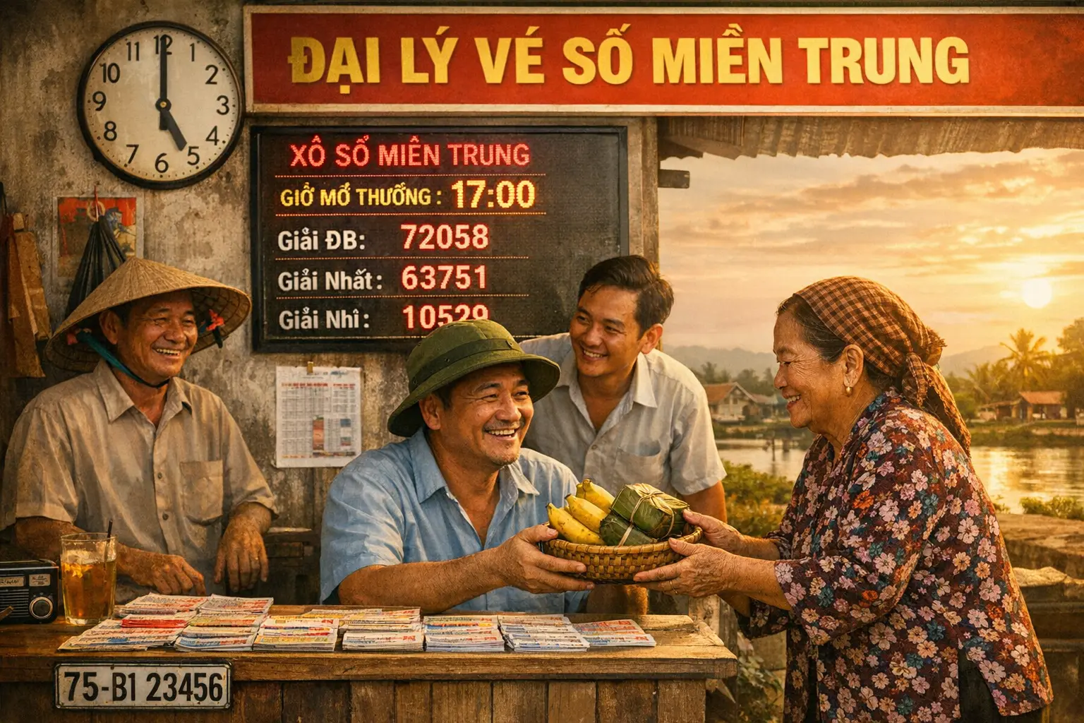 Đại lý vé số của tôi ở miền Trung – khi 17h00 không chỉ là giờ mở thưởng